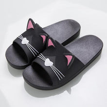 Load image into Gallery viewer, Women Men Summer Slippers Slide Sandals Beach Flip Flops Cats Thick Bottom Couple Boys Girls Comfort Shoes Fashion Outdoor Slides Beach Pool Gym House Slipper
