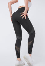 Load image into Gallery viewer, Women Mesh Leggings High Waist Seamless Fitness Leggings Fashion Female Gym Workout Leggings Seamless Gym Running Stylish Tight Athletic Leggings Soft Active Legging For Women
