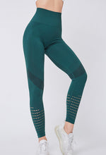 Load image into Gallery viewer, Women Mesh Leggings High Waist Seamless Fitness Leggings Fashion Female Gym Workout Leggings Seamless Gym Running Stylish Tight Athletic Leggings Soft Active Legging For Women
