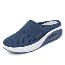 Load image into Gallery viewer, Women Mesh Lightweight Shoes Modern Clogs Female Air Cushion Sandals Thick Bottom Sneakers Air Cushion Slip-On Walking Shoes Breathable Casual Outdoor Walk Sneakers With Arch Support
