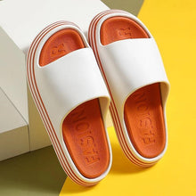 Load image into Gallery viewer, Women Outside Slippers Summer Runway Shoes EVA Soft Thick Sole Non-slip Outdoor Women Slides Pool Beach Open Toe Soft Slippers Thick Lightweight Non-Slip Shower Bath Cloud Slides Pool Gym House Sandals
