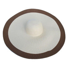 Load image into Gallery viewer, Women Oversized Foldable Summer Large Wide Hat Beach Straw Hat Cute Sun Cap Retro Foldable Handmade Big Hats Ladies UV Protection Hat Vintage Summer Sun Beach Hats
