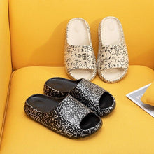 Load image into Gallery viewer, Women Platform Flat Slippers Outdoor Flip Flops Summer Beach Fashion Indoor Slippers Unisex Men Non-slip Slides Thick Sole Home House Cloud Cushion Sandals For Indoor And Outdoor
