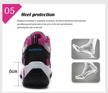 Load image into Gallery viewer, Women Running Air Cushion Athletic Sneakers Walking Breathable Sport Lace Up Hight Platform Casual Shoes Womens Mesh Sneakers Fashion Tennis Breathable Walking Gym Work Shoes
