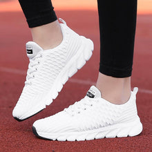Load image into Gallery viewer, Women Running Sneakers Breathable Women Flat Shoes Lightweight Casual Lace-up Casual Light Sneaker Outdoor Breathable Mesh Fashion Sports Womens Sneakers

