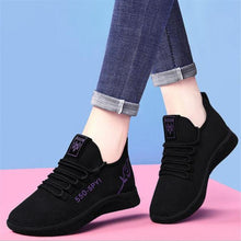 Load image into Gallery viewer, Women's Breathable Non-slip Platform Fashion Autumn New Casual Running Shoes Black Sneakers Lightweight Mesh Tennis Sneaker Fashion Athletic Walking Shoes
