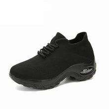 Load image into Gallery viewer, Women's Casual Chunky Sneakers Platform Walking Shoes Fashion Knited Casual Walking Shoes Sock Sneakers Slip On Mesh Air Cushion Comfortable Easy Shoes
