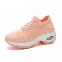 Load image into Gallery viewer, Women's Casual Chunky Sneakers Platform Walking Shoes Fashion Knited Casual Walking Shoes Sock Sneakers Slip On Mesh Air Cushion Comfortable Easy Shoes

