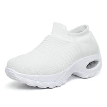 Load image into Gallery viewer, Women's Casual Chunky Sneakers Platform Walking Shoes Fashion Knited Casual Walking Shoes Sock Sneakers Slip On Mesh Air Cushion Comfortable Easy Shoes
