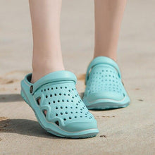 Load image into Gallery viewer, Women's Casual Clogs Breathable Sandals Home Slippers Summer Slip On Women Flip Flops Shoes Clogs Garden Clogs Shoes Beach Sneaker Work Summer Breathable Lightweight Quick Drying Sandals
