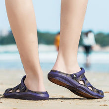Load image into Gallery viewer, Women's Casual Clogs Breathable Sandals Home Slippers Summer Slip On Women Flip Flops Shoes Clogs Garden Clogs Shoes Beach Sneaker Work Summer Breathable Lightweight Quick Drying Sandals
