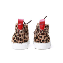 Load image into Gallery viewer, Women's Pony Hair Leopard Chukka Sneaker
