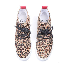 Load image into Gallery viewer, Women's Pony Hair Leopard Chukka Sneaker
