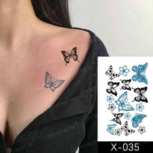Load image into Gallery viewer, Women's Different Stickers Tattoo Temporary Waterproof Neck Arm Leg Tattoo Colorful Design
