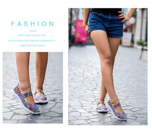 Load image into Gallery viewer, Women's Espadrilles Casual Shoes Spring Comfortable Sneakers Breathable Flat Shoes Summer Outdoor Slip On Fashion Breathable Mesh Casual Shoes Flat Shoes Women Espadrille
