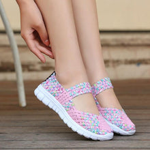 Load image into Gallery viewer, Women's Espadrilles Casual Shoes Spring Comfortable Sneakers Breathable Flat Shoes Summer Outdoor Slip On Fashion Breathable Mesh Casual Shoes Flat Shoes Women Espadrille
