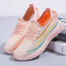 Load image into Gallery viewer, Women's Running Summer Woven Sports Sneakers Fashion Casual Shoe Breathable Mesh Walking Shoes Non Slip Lightweight Breathable Mesh Running Shoes Comfortable Design
