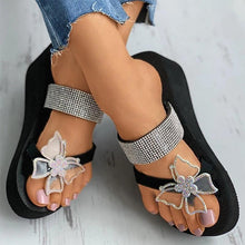 Load image into Gallery viewer, Women's Sandals Summer Slippers Elegant Butterfly Shoes Open Toe Fashion Comfortable Elegant Platform Shoes Pink Sandals For Women Dressy Modern Thick Platform Sandals
