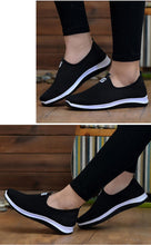 Load image into Gallery viewer, Women's Sneakers Espadrrilles Breathable Mesh Summer Shoes For Women Walking Solid Non Slip Casual Shoes Girls Tennis Slip On Sneakers Lightweight Comfortable Mesh Casual Sneakers
