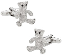 Load image into Gallery viewer, Women&#39;s Teddy Bear Cufflinks
