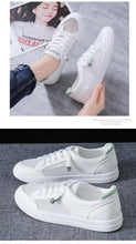 Load image into Gallery viewer, Women's White Casual Sneakers Spring  Summer Breathable Flats Solid Color Mesh Shoes Fashion White Flat Sneakers Women Workout Tennis Walking Gym Fashion Sneakers
