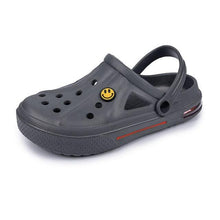 Load image into Gallery viewer, Women Sandals Summer Hole Shoes Rubber Clogs Garden Shoes Black Beach Flat Sandals Garden Shoes Sandals Lightweight Slip On Classic Adjustable Outdoor Walking Clogs
