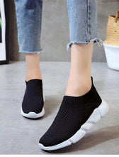 Load image into Gallery viewer, Women Slip On White Sneakers Vulcanize Shoes Super Light Women Casual Breathable Walking Shoes Lightweight Running Shoes Mesh Workout Casual Espadrilles Sports Sneakers

