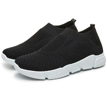 Load image into Gallery viewer, Women Slip On White Sneakers Vulcanize Shoes Super Light Women Casual Breathable Walking Shoes Lightweight Running Shoes Mesh Workout Casual Espadrilles Sports Sneakers
