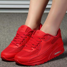 Load image into Gallery viewer, Women Soft Platform Sneakers Green Black Pink Breathable Air Cushion Casual Sports Women Trainers Fashion Lightweight Tennis Sport Walking Athletic Casual Footwear Sneakers
