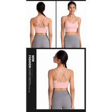Load image into Gallery viewer, Women Sports Bra Sexy Brathable Sports Top Yoga Bra Push Up Top Female Gym Fitness Sports Underwear Female Seamless bra
