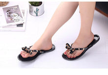 Load image into Gallery viewer, Women Summer Flip Flops Slippers Slide Sandals Beach Slides Soft Sole Sandals Women Flat Thong Strap Modern Flip Flops Slip On Cute Beach Casual Cute Summer Sandals
