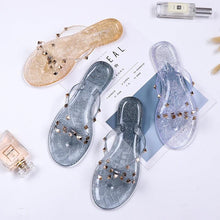 Load image into Gallery viewer, Women Summer Flip Flops Slippers Slide Sandals Beach Slides Soft Sole Sandals Women Flat Thong Strap Modern Flip Flops Slip On Cute Beach Casual Cute Summer Sandals
