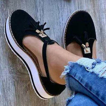 Load image into Gallery viewer, Women Summer Sandals Fashion Buckle Strap Solid Cover Heel Flat Platform Heel Casual Summer Strappy Cut Out Closed Toe Sandals Comfy Chunky Slippers For Indoor Outdoor
