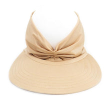 Load image into Gallery viewer, Women Sun Visor Summer Hat Women Anti-ultraviolet Hat Women's Elegant Simple Hat Classic Women's Hat Hollow Top Hat Elastic Hollow Top Hat Outdoor Quick-drying Sun Hat Summer Beach Hat
