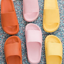 Load image into Gallery viewer, Women Thick Platform Slippers Summer Fashion EVA Soft Sole Beach Slide Sandals Open Toe Soft Home Shoes Non-Slip Soft Shower Spa Bath Pool Gym House Sandals For Indoor And Outdoor
