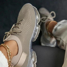 Load image into Gallery viewer, Women Trendy Sneakers Fashion Cushion Lace Up Running Sport Sneakers Outdoor Sport Shoes Spring Summer Couple Cushion Flats Training Running Breathable Sneakers
