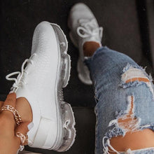 Load image into Gallery viewer, Women Trendy Sneakers Fashion Cushion Lace Up Running Sport Sneakers Outdoor Sport Shoes Spring Summer Couple Cushion Flats Training Running Breathable Sneakers
