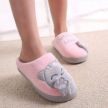 Load image into Gallery viewer, Women Winter Home Slippers Cat Shoes Non-Slip Soft Winter Warm House Slippers Indoor Bedroom Couples Shoes Womens Slippers Slip On Memory Foam House Outdoor Indoor Warm Fuzzy Plush Slippers
