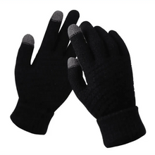Load image into Gallery viewer, Women Winter Touch Screen Gloves Thicken Warm Knitted Stretch Gloves For Winter Wool Full Finger Outdoor Skiing Gloves Unisex Winter Gloves Women Touch Screen Gloves Knitted Gloves for Girls Stylish Winter Gloves
