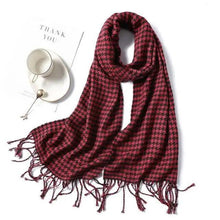 Load image into Gallery viewer, Women Winter Warm Scarf Shawl Fashion Plain  Soft Long Scarves For Women Casual Wear Travel Friendly Scarfs  Warm Winter Scarf Double Sided Thick Shawl Women Students Scarf
