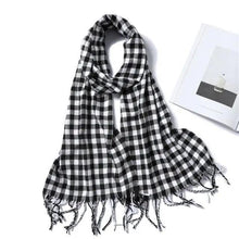 Load image into Gallery viewer, Women Winter Warm Scarf Shawl Fashion Plain  Soft Long Scarves For Women Casual Wear Travel Friendly Scarfs  Warm Winter Scarf Double Sided Thick Shawl Women Students Scarf
