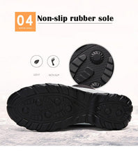 Load image into Gallery viewer, Womens Boots Waterproof Winter Shoes Snow Boots Keep Warm Ankle Winter Boots With Thick Fur Heels Women Ankle Hiking Shoes Waterproof Non Slip Warm Fur Outdoor Boots
