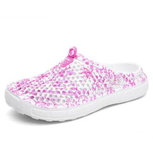 Load image into Gallery viewer, Womens Casual Clogs Breathable Beach Sandals Slippers Summer Slip On Women Flip Flops Home Shoes Breathable Water Shoes Beach Sandals Lightweight Slip-On Clogs
