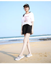 Load image into Gallery viewer, Womens Casual Clogs Breathable Beach Sandals Valentine Slippers Summer Slip On Women Flip Flops Shoes Sandals Quick Drying Slippers Walking Lightweight Rain Beach Summer Pool Water Shoes
