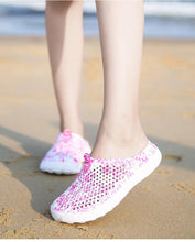 Load image into Gallery viewer, Womens Casual Clogs Breathable Beach Sandals Valentine Slippers Summer Slip On Women Flip Flops Shoes Sandals Quick Drying Slippers Walking Lightweight Rain Beach Summer Pool Water Shoes
