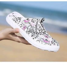 Load image into Gallery viewer, Womens Casual Clogs Breathable Beach Sandals Valentine Slippers Summer Slip On Women Flip Flops Shoes Sandals Quick Drying Slippers Walking Lightweight Rain Beach Summer Pool Water Shoes
