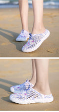Load image into Gallery viewer, Womens Casual Clogs Breathable Beach Sandals Valentine Slippers Summer Slip On Women Flip Flops Shoes Sandals Quick Drying Slippers Walking Lightweight Rain Beach Summer Pool Water Shoes
