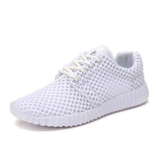 Load image into Gallery viewer, Womens Fashion Casual Sneakers Lightweight Comfortable Breathable Lace-up Mesh Couples Shoes Lightweight Casual Walking Shoes Breathable Mesh Fashion Sneakers
