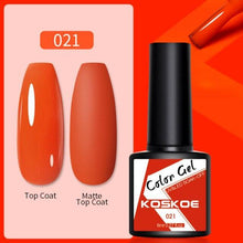 Load image into Gallery viewer, Womens Glossy Colorful 8ml Nail Gel Polish Permanent UV LED Summer Winter High Quality Fashion Design
