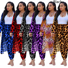 Load image into Gallery viewer, Women's Long-sleeved Leopard Print Suitcoat Suits
